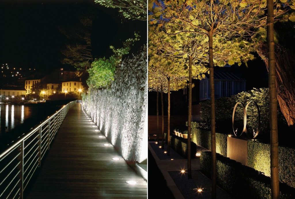 Đèn led âm đất 