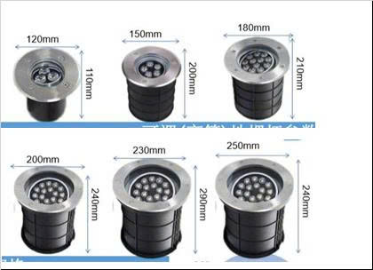 Đèn led âm đất