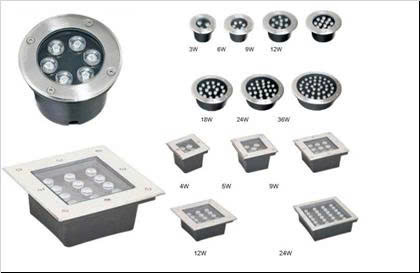 Đèn led âm đất